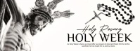 Holy Week ads Facebook Omslag Foto template
