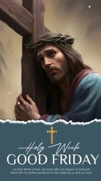Holy Week Sample Posts Holy Week Video Template | PosterMyWall