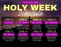 Holy Week Ads Template | PosterMyWall
