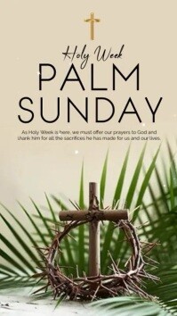 Holy Week Sample Posts Holy Week ads Template | PosterMyWall