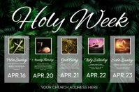 Holy Week Sample Posts Holy Week Poster Template | PosterMyWall