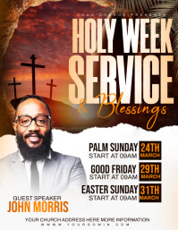 Holy Week Professional Holy Week Template | PosterMyWall