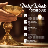 Holy Week Library Display Holy Week Template | PosterMyWall