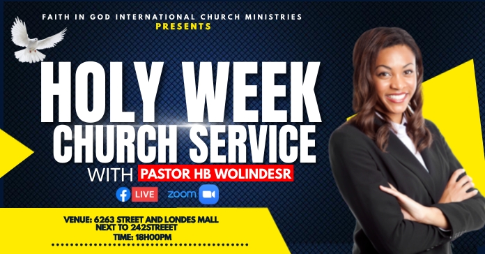 Holy Week Sample Posts holy week Template | PosterMyWall