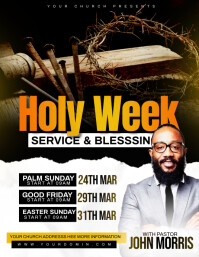 Holy Week Professional Holy Week Template | PosterMyWall