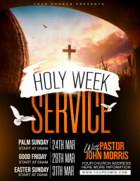 Holy Week Professional Holy Week Template | PosterMyWall