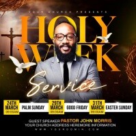 Holy Week Professional Holy Week Template | PosterMyWall