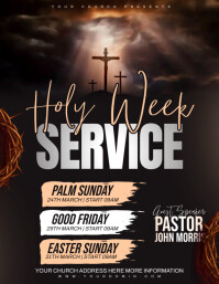 Holy Week Professional Holy Week Template | PosterMyWall