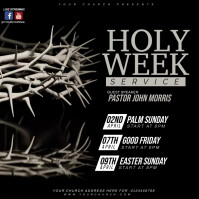 Holy Week Sample Posts Plantilla de holy week instagram post | PosterMyWall
