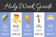 Holy Week Guide Poster Template | PosterMyWall