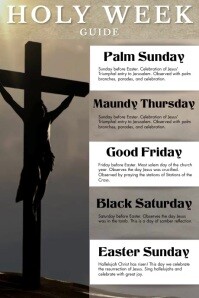 Guide to Holy Week Video Template | PosterMyWall