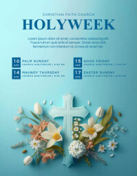 Holy Week Library Display holy week Template | PosterMyWall