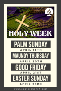Guide Holy Week Template | PosterMyWall