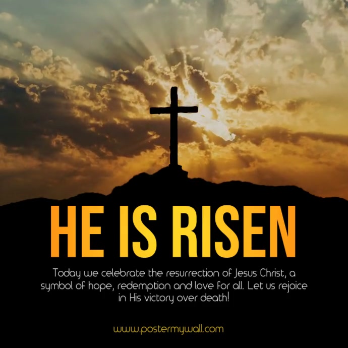 Copy of Holy Week Schedule Holiday | PosterMyWall