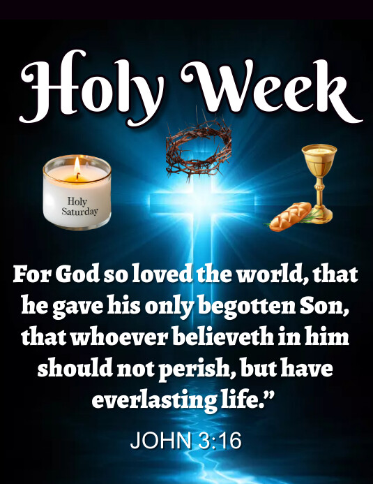 Copy of Holy Week wishes design template | PosterMyWall