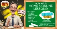 Home & Online Lessons Facebook Shared Image template