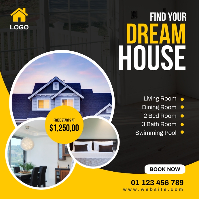 House Advertisement Examples Home advertisement Template | PosterMyWall