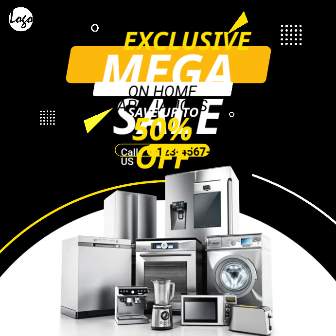 Home Appliance Offer Post Template | PosterMyWall