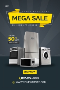 Appliance Sale Ad Template | PosterMyWall