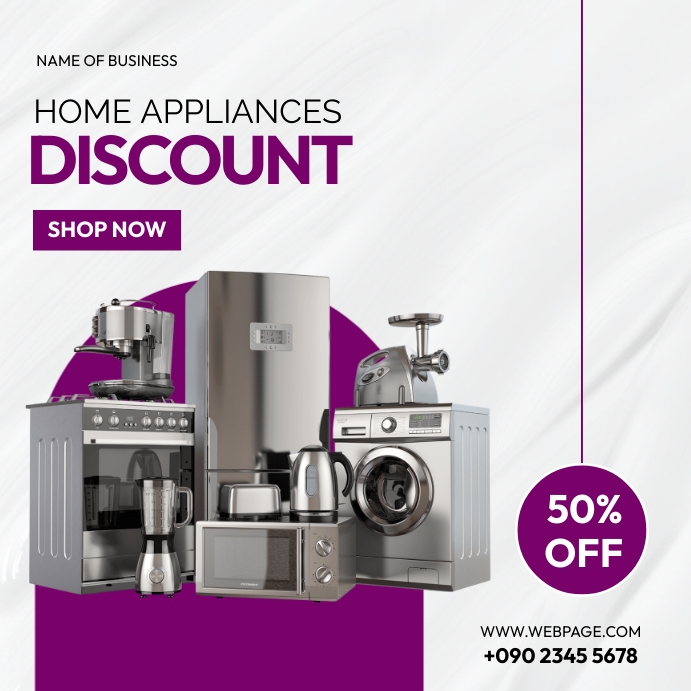 HOME APPLIANCES FLYER Instagram Post template