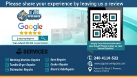 Home Appliances Review Cover Video Sampul Facebook (16:9) template