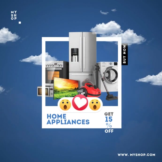 Home Appliances Sale Advert Template | PosterMyWall