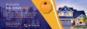 home banner, real estate post, digital market Intestazione e-mail template