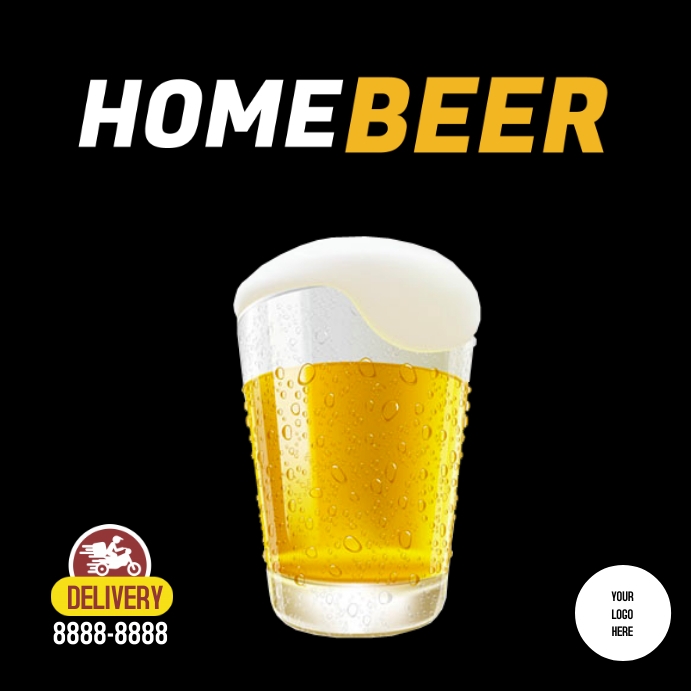 Home Beer Instagram Post template