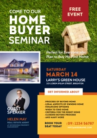 Home Buyer Seminar Flyer A4 template