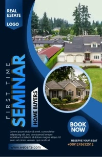 Home Buyers Seminar Instagram Template Half Page Wide