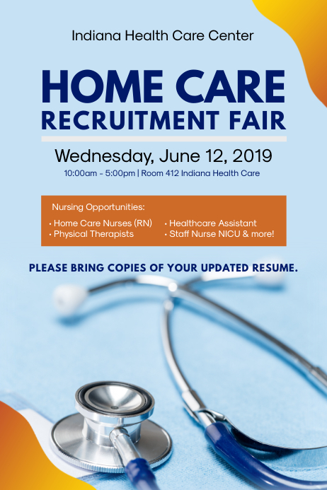 Home Care Recruitment Flyer Design Template | PosterMyWall