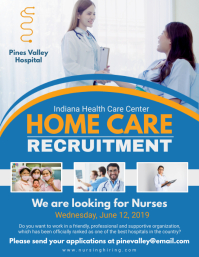 Home Care Recruitment Flyer template