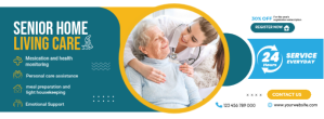 Home Care Services Facebook Cover Photo Facebook-coverfoto template