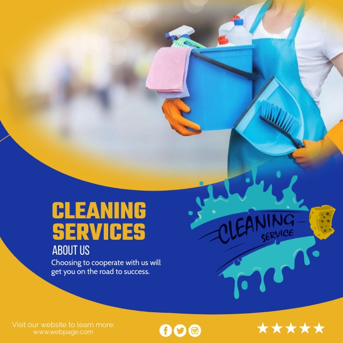 HOME CLEANING SERVICES.E Template PosterMyWall