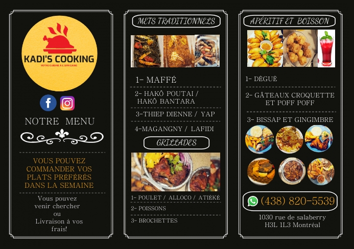 Copy of home cooking MENU | PosterMyWall