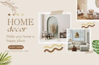 Home Decoration Sale Banner 4' × 6' template