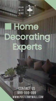 home decore service ad Instagram Story template