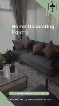home decore service ad Instagram Story template