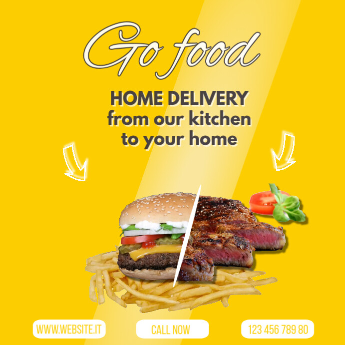 HOME DELIVERY Template | PosterMyWall