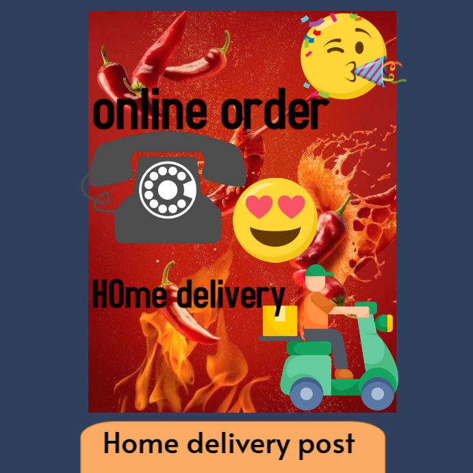 home delivery post instagram Template | PosterMyWall