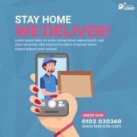 Home Delivery Posts Home Delivery Service Template | PosterMyWall