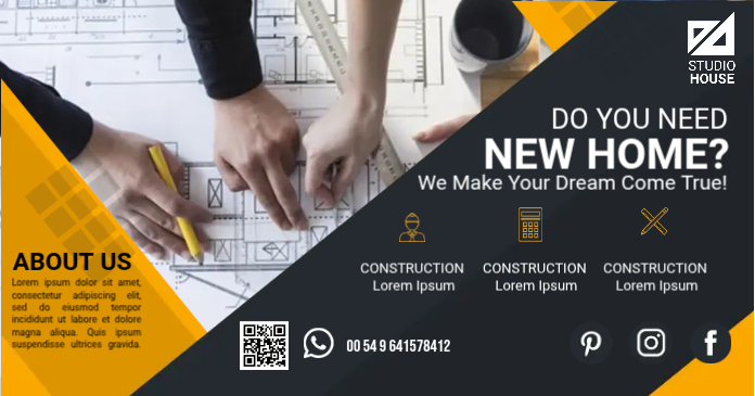 Plantilla de Home designing ads | PosterMyWall