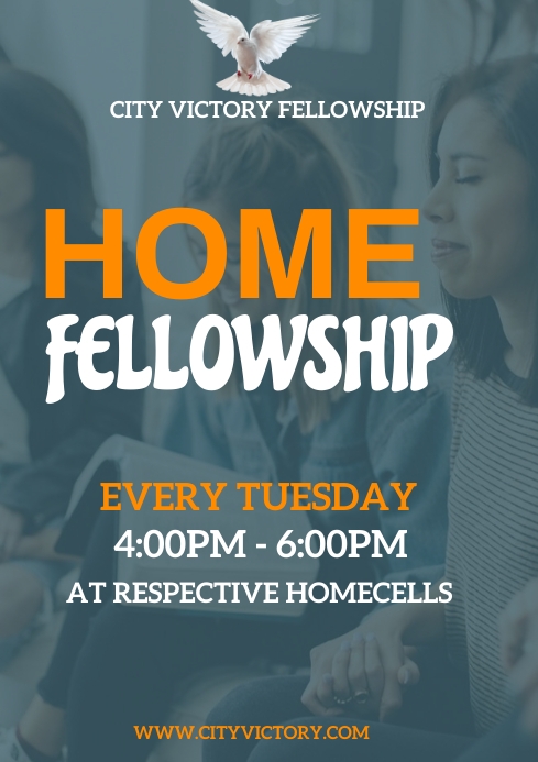 Home Fellowship Template | PosterMyWall