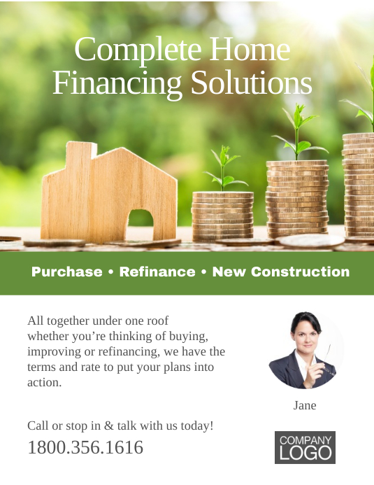 Home financing Flyer Poster Ad template | PosterMyWall
