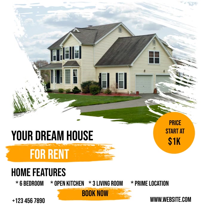 Home for rent Template | PosterMyWall