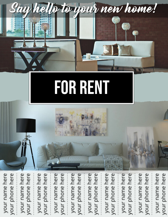 home for rent Template | PosterMyWall