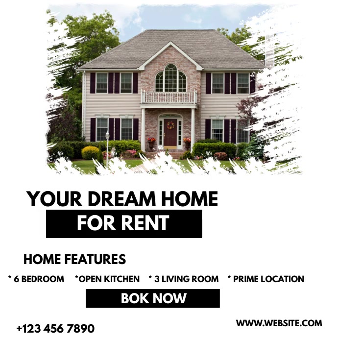 Home for rent Template | PosterMyWall