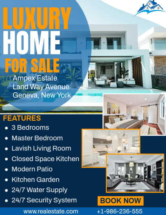 Home For Sale & Real Estate 传单(美国信函) template