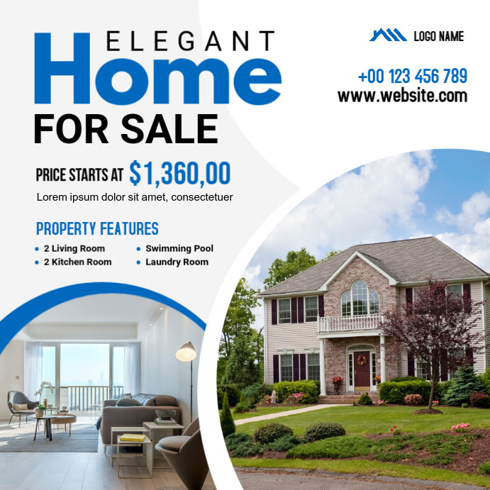 Home for Sale Banner Ad Template PosterMyWall
