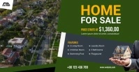 Home for Sale Banner ad Image partagée Facebook template